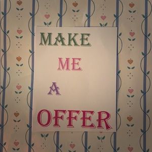 💐 OFFERS ARE WELCOME 💐